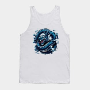 Dragon of the Mystic Blue Tank Top